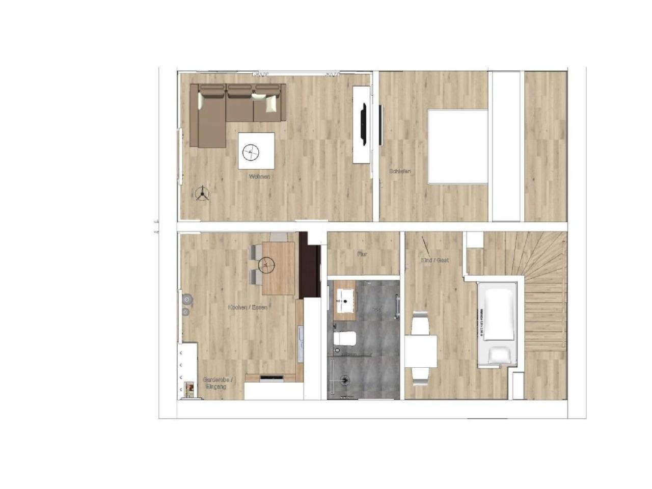 Kleine Charlotte - Traumwohnung Mit Terrasse Fuer 4 Personen Wangerooge Exterior foto